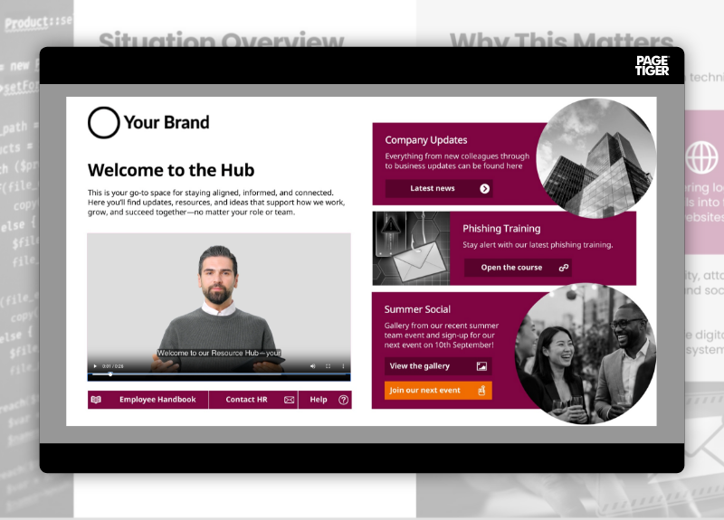 PAGETIGER_INSPIRATION_INTERNAL COMMUNICATIONS_COMPANY-HUB