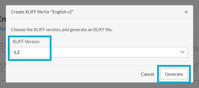 Translations - Create (using XLIFF)
