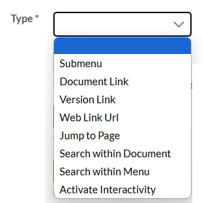UserGuideDocumentSettingsMenusItemTypes - v1-1